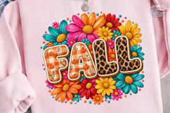 Fall Vibes Floral PNG Sublimation Design Product Image 3