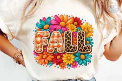 Fall Vibes Floral PNG Sublimation Design Product Image 6