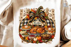 Thankful Thanksgiving PNG Sublimation Sh Product Image 4