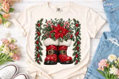 Santa Boots Christmas PNG Sublimation De Product Image 2
