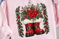 Santa Boots Christmas PNG Sublimation De Product Image 3