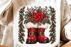 Santa Boots Christmas PNG Sublimation De Product Image 4