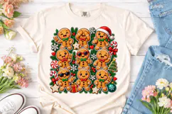 Gingerbread Family PNG Sublimation Desig Product Image 2