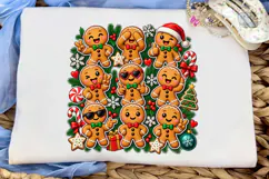 Gingerbread Family PNG Sublimation Desig Product Image 5