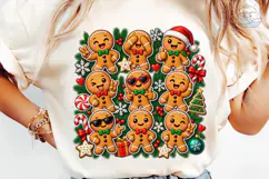 Gingerbread Family PNG Sublimation Desig Product Image 6