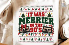 It Was Merrier 90s PNG Sublimation Desig Product Image 3