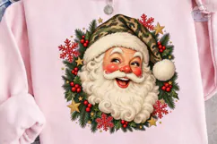 Jolly Santa Face Christmas PNG Sublimati Product Image 2