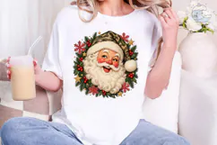 Jolly Santa Face Christmas PNG Sublimati Product Image 4