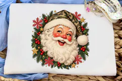 Jolly Santa Face Christmas PNG Sublimati Product Image 5