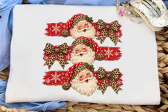 Leopard Santa PNG Sublimation Design Product Image 5