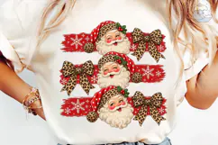 Leopard Santa PNG Sublimation Design Product Image 6