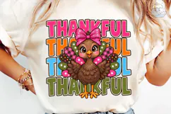 Thankful Turkey PNG Sublimation Design Product Image 6