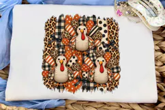 Thanksgiving Turkeys PNG Sublimation Shi Product Image 5