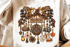 Thankful Fall Charm PNG Sublimation Desi Product Image 3