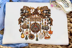 Thankful Fall Charm PNG Sublimation Desi Product Image 5