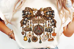 Thankful Fall Charm PNG Sublimation Desi Product Image 6