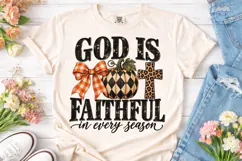 God Is Faithful Pumpkin PNG Sublimation Product Image 2