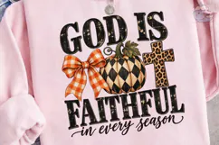 God Is Faithful Pumpkin PNG Sublimation Product Image 3