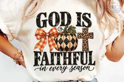 God Is Faithful Pumpkin PNG Sublimation Product Image 6