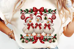 Christmas Geese PNG Sublimation Design Product Image 6