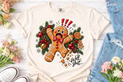 Funny Gingerbread Man PNG Sublimation Product Image 2