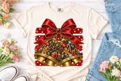 Christmas Bells PNG Sublimation Design Product Image 2