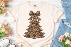 Leopard Christmas Tree PNG Sublimation Product Image 2