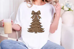 Leopard Christmas Tree PNG Sublimation Product Image 4