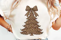 Leopard Christmas Tree PNG Sublimation Product Image 6