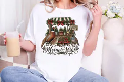 Merry & Wild Christmas Trees PNG Shirt Product Image 4