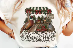 Merry & Wild Christmas Trees PNG Shirt Product Image 6