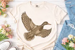 Flying Duck PNG Sublimation Shirt Design Product Image 2
