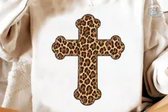 Leopard Cross PNG Sublimation Design Product Image 4