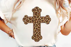 Leopard Cross PNG Sublimation Design Product Image 6