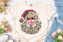 Groovy Santa PNG Sublimation Design Product Image 2