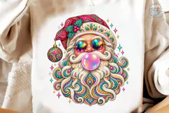 Groovy Santa PNG Sublimation Design Product Image 4