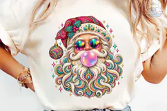 Groovy Santa PNG Sublimation Design Product Image 6