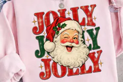 Jolly Joy Santa PNG Sublimation Design Product Image 2