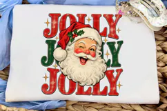 Jolly Joy Santa PNG Sublimation Design Product Image 5