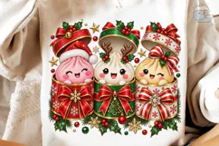 Christmas Puddings PNG Shirt Design Product Image 4