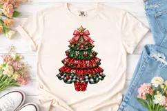 Christmas Tree Patterned PNG Sublimation Product Image 2