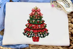 Christmas Tree Patterned PNG Sublimation Product Image 5