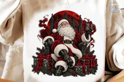 Gothic Santa Christmas PNG Sublimation D Product Image 4