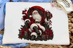 Gothic Santa Christmas PNG Sublimation D Product Image 5