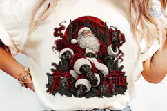 Gothic Santa Christmas PNG Sublimation D Product Image 6
