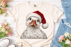 Christmas Duck PNG Sublimation Shirt Des Product Image 2
