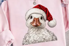 Christmas Duck PNG Sublimation Shirt Des Product Image 3