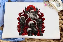 Dark Santa Claus PNG Sublimation Design Product Image 5