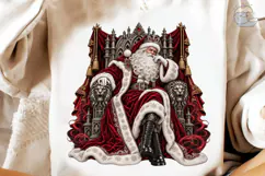 Regal Santa Throne PNG Sublimation Desig Product Image 3