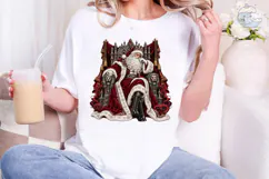 Regal Santa Throne PNG Sublimation Desig Product Image 4